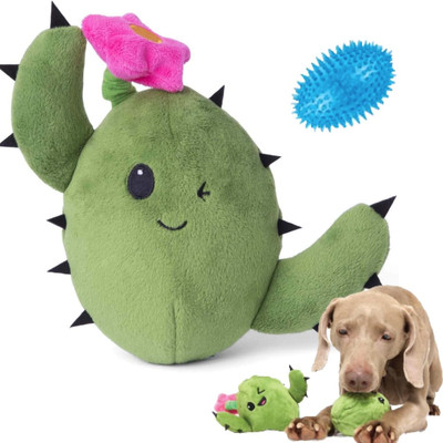 Barkbox in Interactive Plush Dog Toy Large, Consuela the Cactus  Large