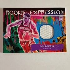 2020-21 Panini Court Kings Obi Toppin RC Rookie Expression