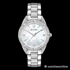 Bulova Women's Sutton Quartz Silver Watch 32MM 96R228