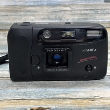 Yashica Impression Plus 35mm Point Shoot Film Camera - 28mm f/4.5 Glass Lens