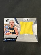 2014-15 SPX Basketball Winning Materials Nik Stauskas #WM-N5 Wolverines 🔥👀🔥