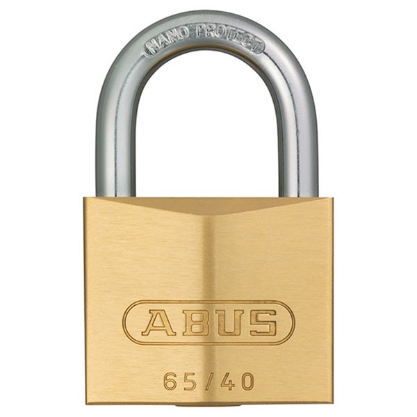 ABUS 65/40mm Brass Padlock Keyed Alike 405