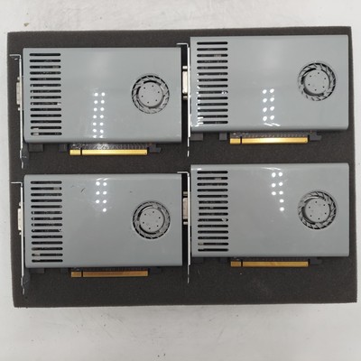 LOT OF 4 NVIDIA GeForce GT120 512MB Graphics Card