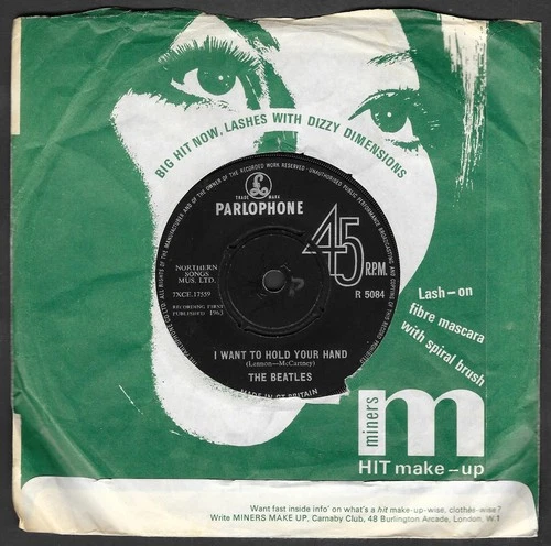 1963  The BEATLES 45 I Want To Hold Your Hand/This Boy  PARLOPHONE R 5084