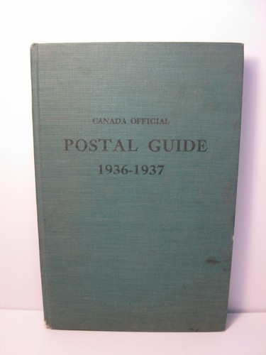 Canada Official Postal Guide 1936-1937 McKees Mills - 第 1/6 張圖片