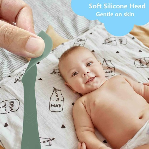 DHinkyoung Baby Diaper Cream Spatula Silicone Nappy Rash Cream Applicator - Picture 5 of 17