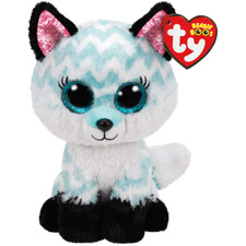 Ty Beanie Baby Boos - ATLAS Aqua Fox NWMT Plush Stuffed Animal