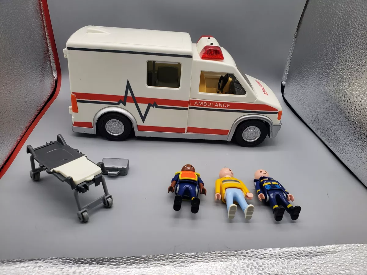 Playmobil Rescue Vehicles: Ambulance with Lights and Sound