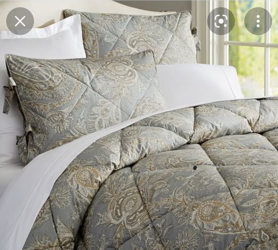 Pottery barn Lewis Paisley King / cal 
