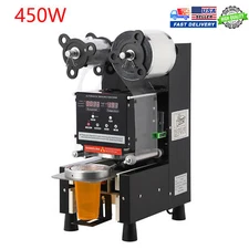450W Fully Automatic Cup Sealer For Coffee Tea 90/95mm Electric Sealing Machine