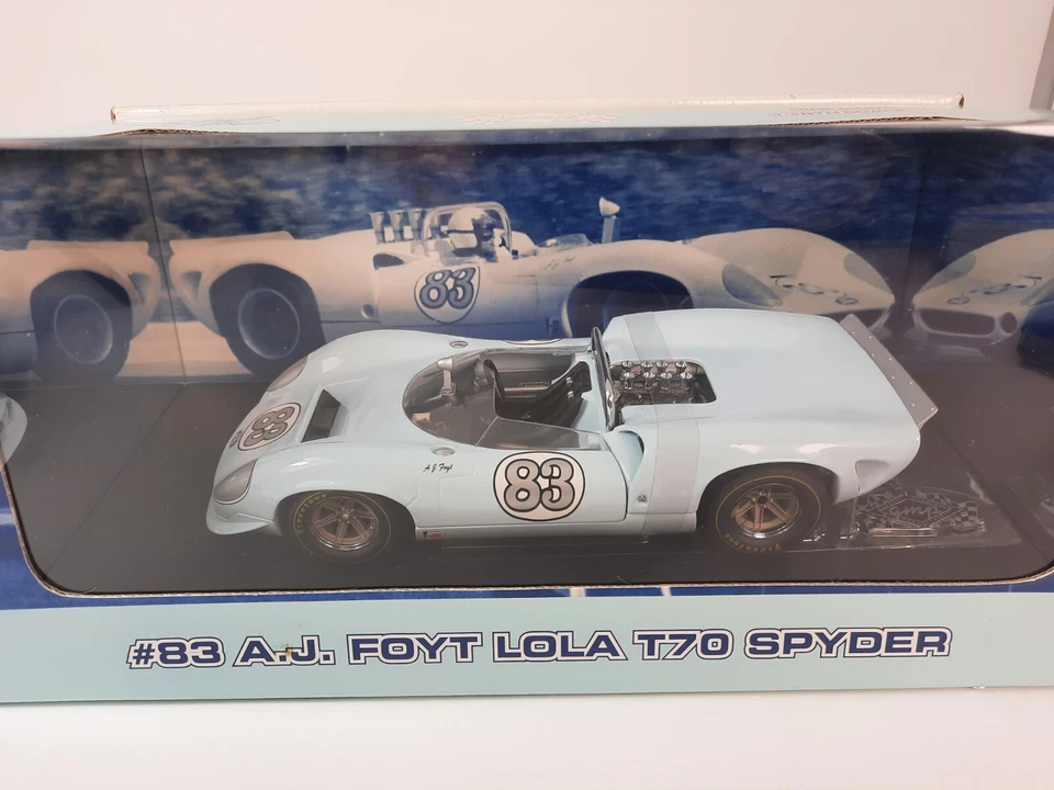 GMP Lola Daytona Air T70 Spyder #83 A.J. Foyt 1969 1/18 12009 - Immagine 2 di 4