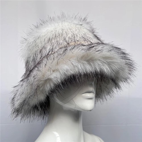 women Autumn and Winter Women's Warm Artificial Fox Fur Pot Hat Fashion - Picture 53 of 72
