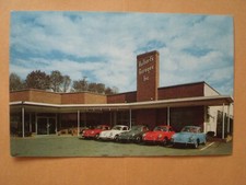 Porsche car dealership auto dealer Holbert's Warrington, PA postcard 1960's
