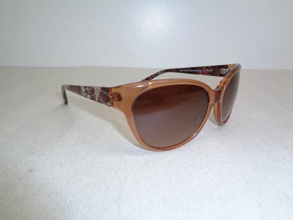 Óculos de Sol Bebe FOXY BB7079 Topázio Cristal Redondo Moda Novos Óculos Femininos - Imagem 4 de 4