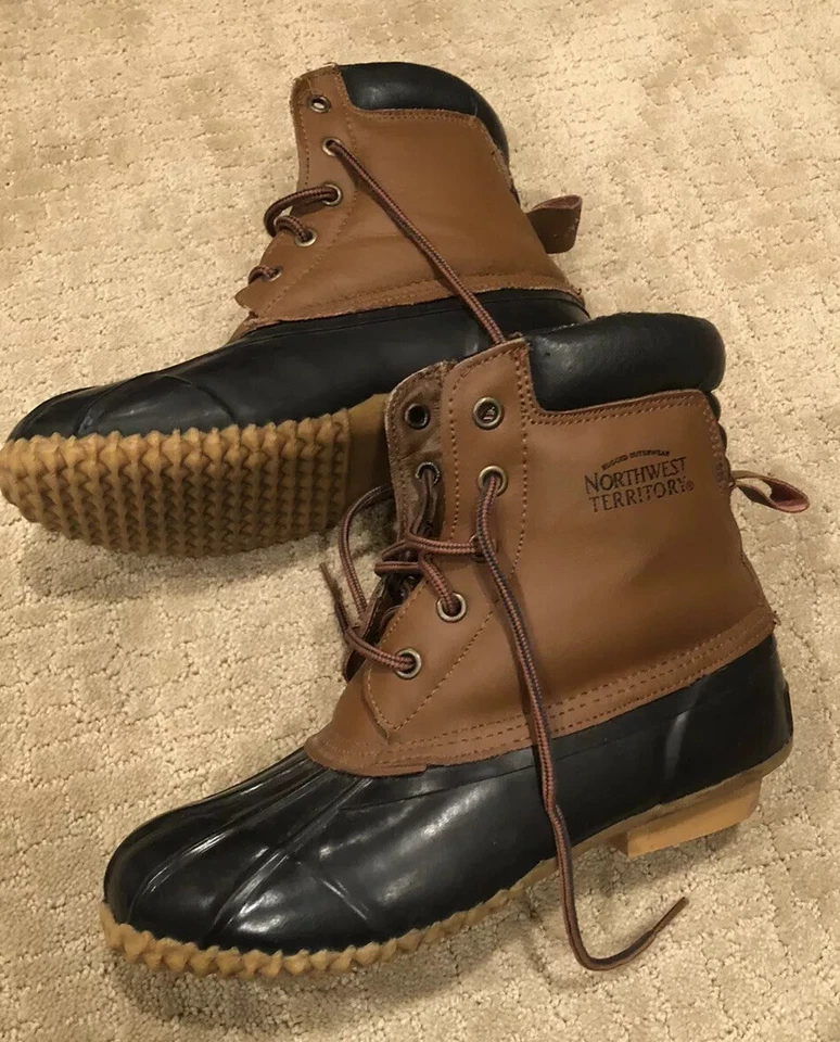 Northwest Territory Women’s Duck Boots Sz 6 Leather Snow Steel Shank Thinsulate - Image 2 of 4
