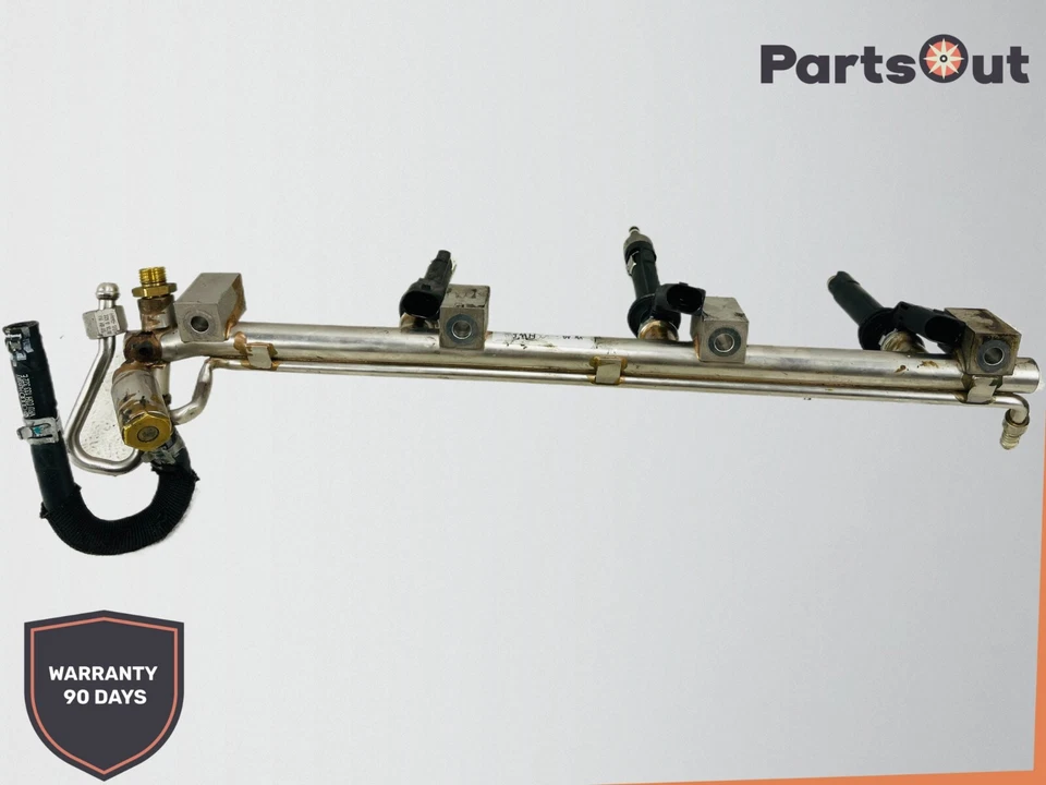 2006-2010 AUDI Q7 VW TOUAREG 3.6L BHK UPPER FUEL INJECTION RAIL 03H133316A OEM - Image 2 of 4