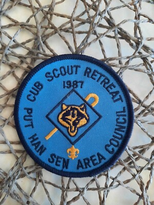 VINTAGE PUT HAN SEN AREA COUNCIL 1987 CUB SCOUTS PATCH