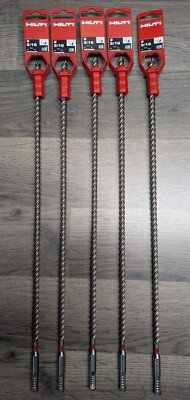 Lot of 5 - Hilti 5/16 in. x 18 in. TE-CX SDS Plus Carbide Masonry Drill Bit