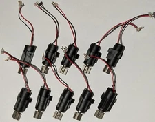 10 X Vibrating Mini Motor w 1.38" Leads - 1.3 VDC - 22mm x 10mm - 80mA - 7000RPM