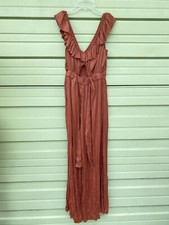 Zara PLEATED WRINKLE EFFECT High Waist Romper Size S 3670