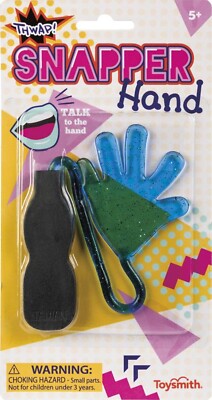 Blue Snapper Hand Sticky Hand by Toysmith New Ages 5 and Up Free Ship ...