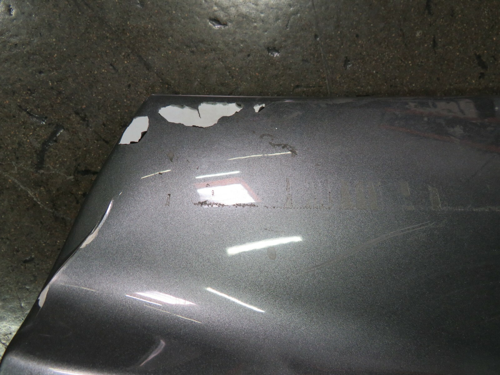 Ferrari California, RH, Right, Front Door Shell, Silver, Damaged, P/N 81316511