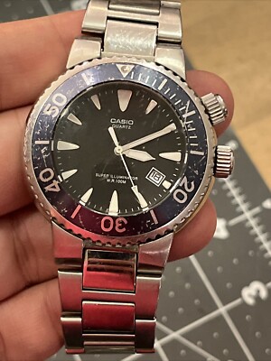 Rare 3304 mtd 1048 casio super illuminator Men's Diver Watch | eBay