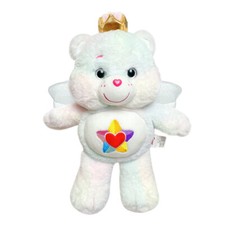 Official Care Bears 18" True Heart Bear Plush Toy Tie-Dye Angel Stuffed Animal