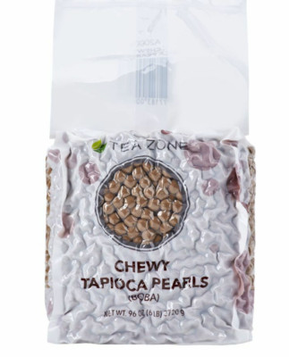 Tea Zone Tapioca Pearl Chewy Black Boba A2000 Taiwan 6 lb 