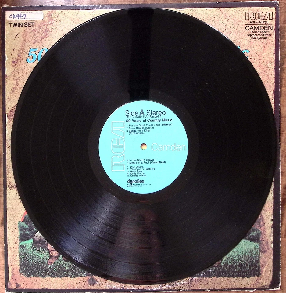 VARIOUS ARTISTS 50 YEARS OF COUNTRY MUSIC RCA CAMDEN 2-LP-SET VINYL LP 200-43 Foto 3 de 4