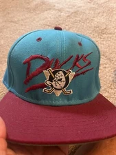Anaheim Mighty Ducks NHL Vintage Hat Cap Snapback Hockey Embroidered AJD