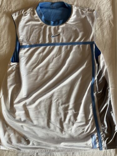 VINTAGE Nike Basketball Jersey Shirt Mens XL Blue… - image 1