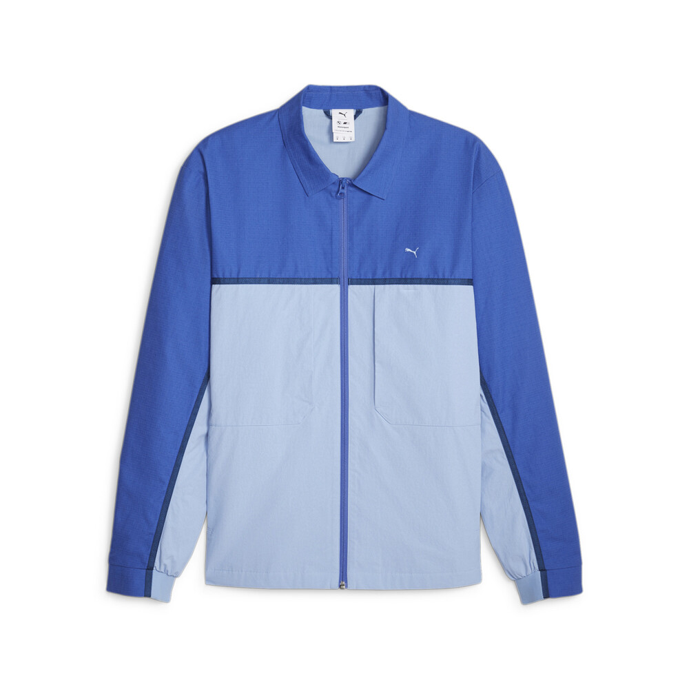 Куртка на молнии Puma Bmw X Fulll Мужская синяя Повседневная спортивная верхняя одежда 62245692