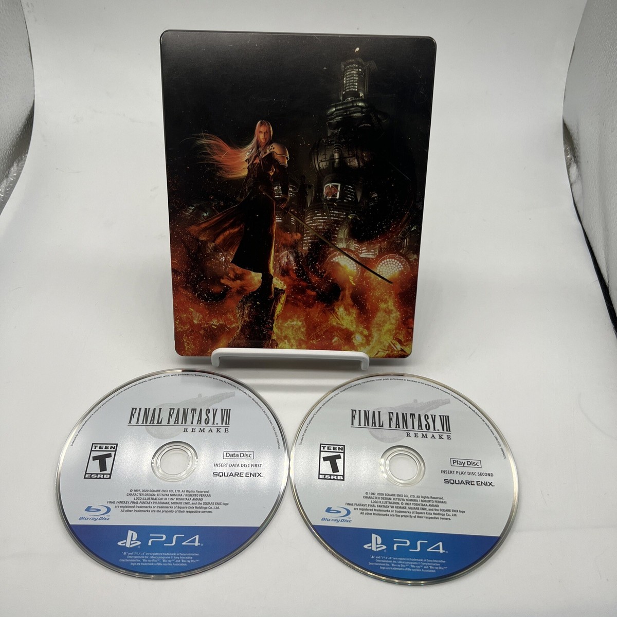 Final Fantasy VII Remake 7 PlayStation 4 PS4 Game Discs +