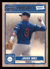 2011 Playoff Contenders Prospect Ticket #RT13 Javier Baez
