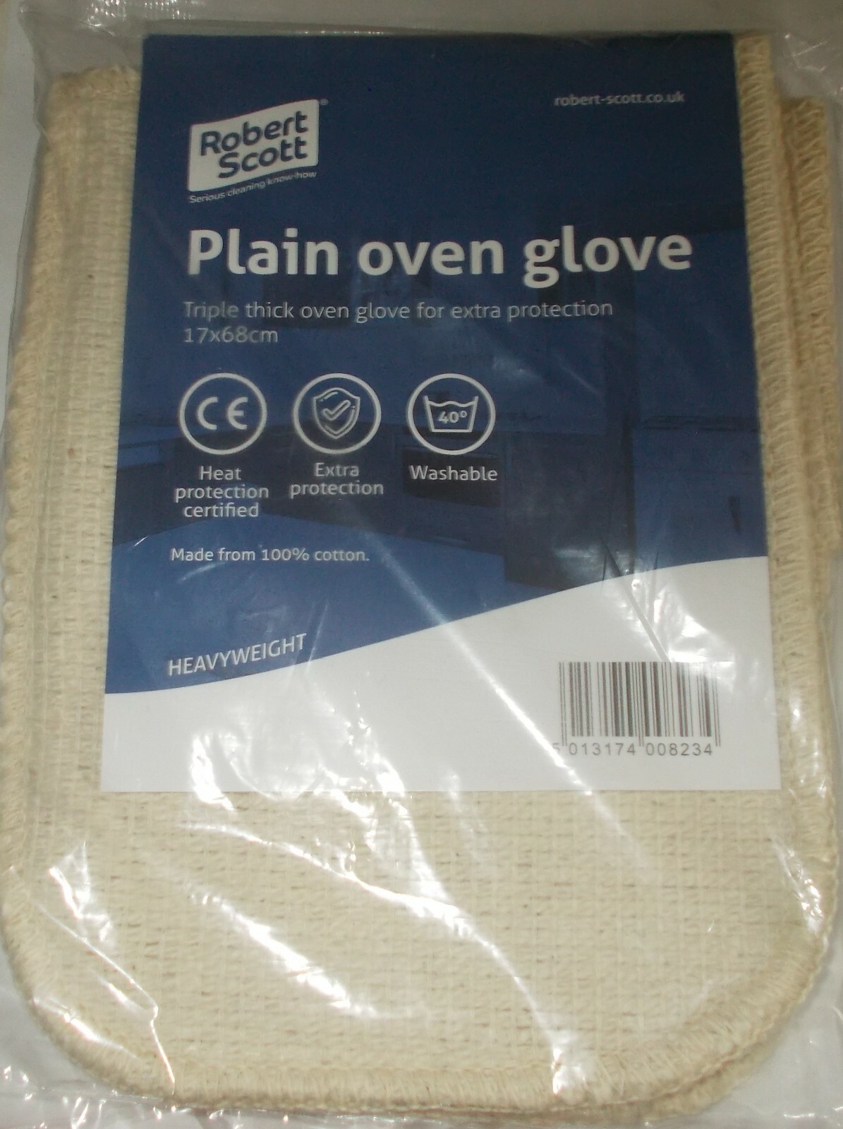 ROBERT SCOTT PLAIN DOUBLE OVEN GLOVE NEW