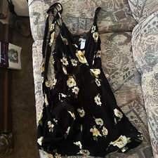 Sundress Windsor Small Black / Flowers