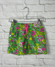 Kanu Surf Girls Green Floral Boardshorts Size Small 7