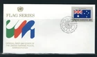 United Nations SC # 440 Flags Of The World - Australia  - FDC . UNPA....