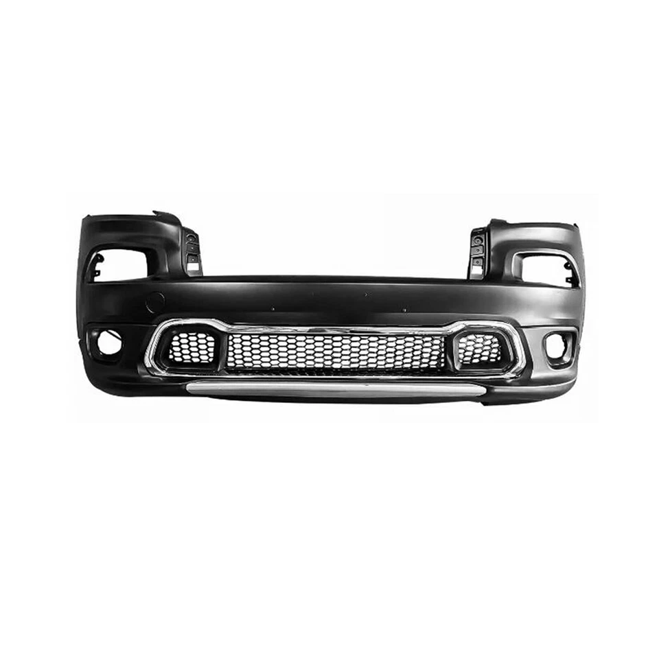 Kit de grade de para-choque dianteiro com lâmpadas de neblina e molduras para Jeep Cherokee 2015-2018 - Imagem 2 de 4