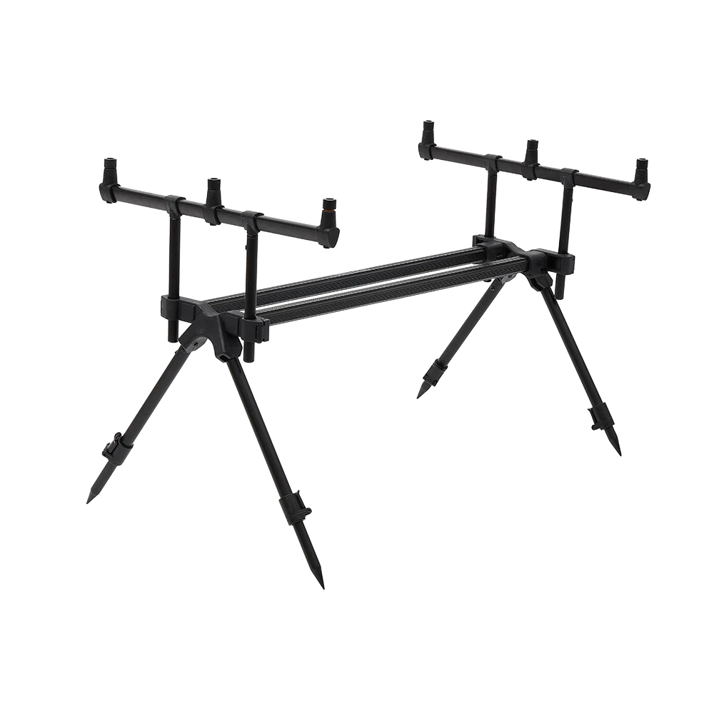 Outillage pêche,Pack de Rod pod Support système 3 cannes de pêche Buzz
