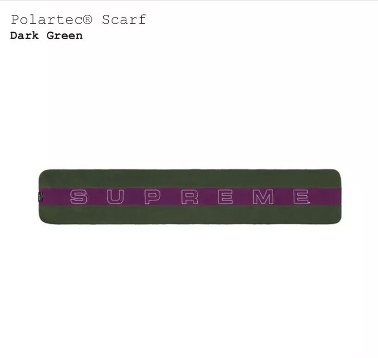 新品 18FW Supreme Polartec Scarf 新品 18FW Supreme Polartec Scarf Supreme - Polartec Scarf