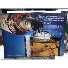 1981 Seagrams Canadian VO Whiskey Original Vintage Print ad