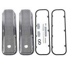 3-1116 Tall Valve Covers Polished With Gasket Baffles For Chevy Bbc 396-502 3-1116 Tall Valve Covers Polished With Gasket Baffles For Chevy Bbc 396-502