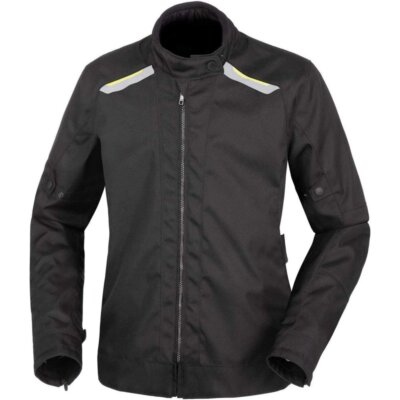 Tucano Urbano Texwork Lady Motorcycle Jacket Black Fluo Yellow
