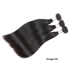 10A/9A Brazilian Virgin Unprocessed Human Hair Extensions 1 Bundle