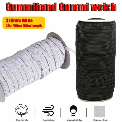 Schwarze Gummibänder