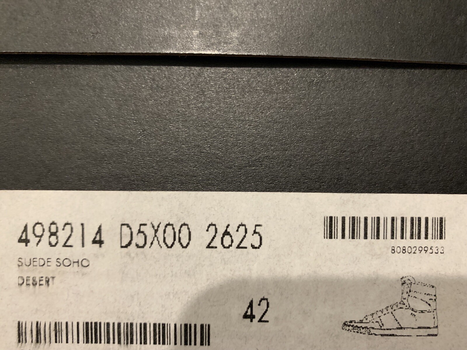 Sneakers alte Saint Laurent in camoscio marrone $800 US 9 EU 42 Made in Italy