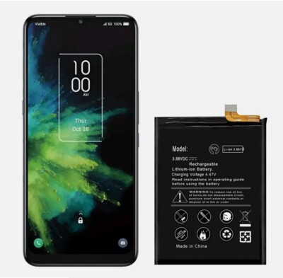Large Capacity 5100mAh Extended Slim Excellent Battery for TCL 20 XE 5087Z USA