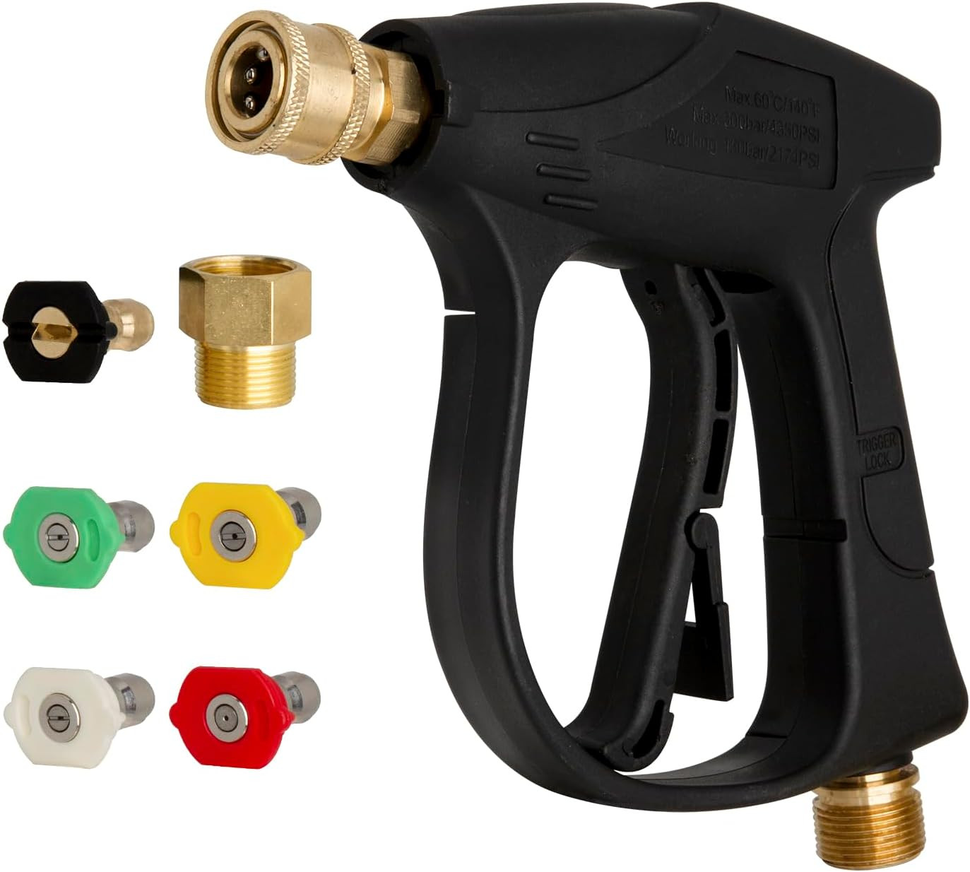 Pressure Washing Kit, 4000 PSI Short Pressure Washer Car Was
